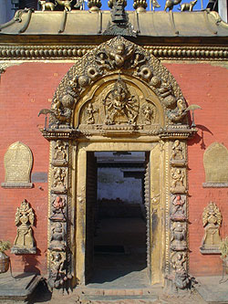 nepal doorway